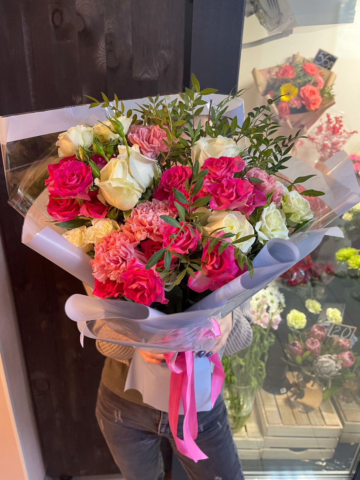 Сборный букет «Яркий привет» - Купить цветы в Минске | DI-Flowers.by